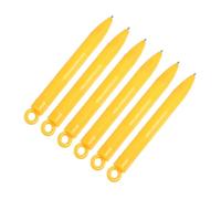 Gatuida 6 pièces Stylo pour Planche Magnétique Jaune Ergonomique de Dessin Colorés pour Éducatif sans Pollution Recharges pour Tablette de Dessin Magnétique