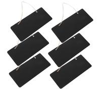 Gatuida 6 pièces Tableau Suspendu Bois Ardoise Effaçable pour Notes et Messages Étiquette à Craie Décorative pour Cuisine Bureau et Événements