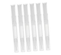Gatuida 6 pièces Tubes Cosmétiques Vides Transparentes Tournants pour Huile Cuticules et Correcteur et Portable pour Voyage et Usage Quotidien