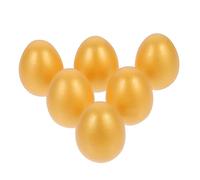 Gatuida 6 pièces Œufs Décoratifs Bois pour Pâques DIY Activités Manuelles Accessoires de Fête Garçon Fille