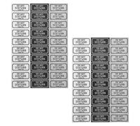 Gatuida 60 autocollants repositionnables pour sonnette de porte - Panneau « Démarchage interdit » pour porte d'entrée - Autocollants d'avertissement pour la décoration de la maison, du