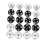 Gatuida 60 Pièces Boutons Pression Métalliques Cachés pour Couture Fixations Résistantes et Durables Kit Complet pour Réparation Vêtements et Projets DIY