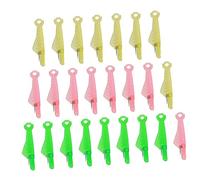 Gatuida 60 pièces Enfile Aiguilles Plastique pour Couture Main et Machine Outils de Passage de Fil Pratiques Assortiment Vert Rose Jaune Accessoires Durables pour Travaux de Couture et