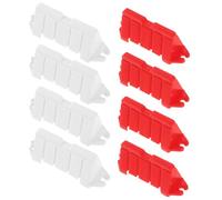 Gatuida 60 pièces Miniature Traffic Fences Barriers for Racing Tracks and Drift Fields Plastic Road Signs and Roadblocks Set for Rc Car Play