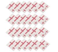 Gatuida 60 Pièces Stickers Visage Drapeau Angleterre en Papier Blanc, Étanche et Facile à Appliquer pour Événements Sportifs et Fêtes à Thème Angleterre 2026