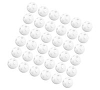 Gatuida 60pièces Billes Blanches Inserts pour Hochets Inserts Plastique pour Jouets Garçon Fille Hochets Soi-même pour Peluches