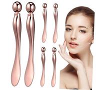 Gatuida 6pièces Applicateur De Crème Contour Des Yeux Masseur Facial Métal Outil De Beauté Pour Application Précise Et Massage Relaxant