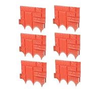 Gatuida 6pièces Bordure De Jardin Plastique Protection pour Plantes Décorative De Facile à Assembler Et Entretenir