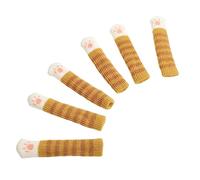 Gatuida 6pièces Couvre-porte Décoratif Lot De Anti-collision Pour Poignées De Porte Motif Pattes De Chat Tricoté Doux Et Résistant Facile à Installer Utiliser