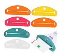 Gatuida 6pièces Presse-tube De Dentifrice Manuel Outil Distributeur Pour Extruder La Dernière Goutte Adaptable Aux Tubes Dentifrice