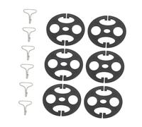 Gatuida 6Set Housse de Siège Auto avec Clips de Fixation de Crochets Plastique et Plaques Décoratives Prune pour Accessoires de Installation Rapide et Durable