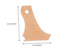 Gatuida 7 pièces Kit Poterie Bois pour Sculpture Argile Outils de Modelage Durables pour Découpe Grattage et Lissage Accessoires de Sculpture Céramique Professionnels