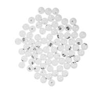 Gatuida 75 Pièces Accessoires pour Machines De Loterie Bal De Fête Accessoires D'activité du Parti Boules De Loterie avec des Nombres Accessoires De Jeu De Barre Blanche Plastique