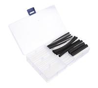 Gatuida 78 pièces Kit de Réparation Lacets Chaussures Embouts Thermorétractables Transparents Outils Raccourcissement Capuchons Lacets pour Bricolage Chaussures