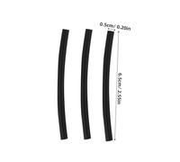 Gatuida 78 pièces Kit Embouts Thermorétractables Lacets Transparents Outil Réparation Rapide Têtes Bout Lacet Réutilisables Accessoire Compact pour Raccourcissement et Restauration