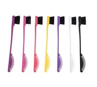 Gatuida 7pièces Lot De Pinceaux Maquillage Pour Sourcils Et Peignes à Cils Pour Coiffure Et Teinture Capillaire