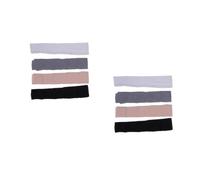 Gatuida 8 Paires Mitaine Longue Anti-UV sans Doigts pour Cyclisme, Lot | Coton Extensible, Protection Solaire, Usage Extérieur, pour Familles et Petits Amis, Noir Blanc Gris Clair