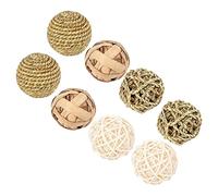 Gatuida 8 Pièces à Mâcher Lapin Jouets à Mâcher Au Chiot Jouets à Mâcher Dent De Lapin Friandises pour Hamsters Nains Literie pour Hamsters Les Cochons Rongeur Rat Hamac Paille
