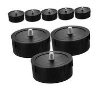 Gatuida 8 Pièces Accessoires pour Aire de Jeux pour Chat Bouchon de Tube d'arbre à Chat Cat grattant Bouchons de Fin Cat grattant de Tube Postal de Fin Noir