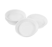 Gatuida 8 pièces Assiette Ronde Plastique pour Pots de Fleurs Lot de Soucoupes Pratiques pour Plantes Pot Diamètre pour Intérieur et Extérieur