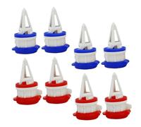 Gatuida 8 pièces Bec Verseur pour Boîte de Boissons avec Couvercle Distributeur de Boissons Pratique pour Cuisine Scelle et Service de Lait et Jus Boîte Accessoire Réutilisable Rouge et