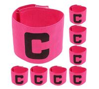 Gatuida 8 Pièces Brassard de Capitaine de Football Réglable Élastique en Nylon Design Professionnel Garantissant Maintien Sécurisé et Esprit pour Adultes et Jeunes, pour Entraînement et