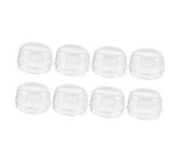 Gatuida 8 pièces Cache-boutons de Cuisinière Gaz Transparents Protection Sécurité Verrouillage pour Boutons de Gaz Protection PC Prévention Activation Accidentelle