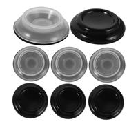 Gatuida 8 Pièces Cales pour Piano Vertical Abs Antidérapantes et Silencieuses de Sol pour Bois Carrelage et Moquette Protection les Rayures et Du Bruit Transparent et Noir