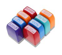 Gatuida 8 pièces Colorés Auto Encreurs pour Enseignants Fournitures de Bureau pour Évaluation et Encouragement Classe Stimulation Confiance et Créativité des Élèves