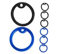 Gatuida 8 Pièces de Plaques Identification Éditeurs de Bruit Accessoires pour Animaux de Compagnie Bleu et Noir