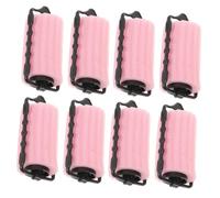 Gatuida 8 pièces Éponge Auto Agrippants pour Cheveux Bouclés Accessoires de Coiffure Portable pour Salon et Usage Domestique Kit de Boucles pour Cheveux Courts