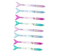 Gatuida 8 Pièces Gel Pen Set Smooth Writing Mermaid Design Ink Practical Fun Pens For Students And Office Use