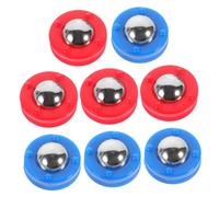Gatuida 8 pièces Jeu de Boules de Roulement Acier et Plastique pour Bureau Accessoires de Football de Table Compact Améliore la Coordination Main Œil et Dextérité des Doigts Portable et