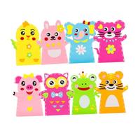 Gatuida 8 pièces Kit Créatif Marionnettes Tissu pour Garçon Fille DIY Matériel Non Tissé Sûr Développement Créativité Coordination