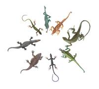 Gatuida 8 pièces Lézard Modèles Simulés Rigolos Educatifs Garçon Fille Figures Animaux Reptiles