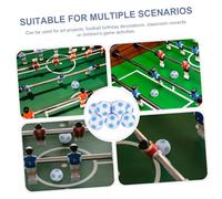 Gatuida 8 pièces Mini Balles de Football de Table et Blanc Balle de Remplacement pour Compact Accessoire de Jeu de Football de Table Standard