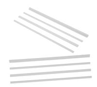 Gatuida 8 Pièces Miniature Dollhouse Molding Trim Set Decorative Skirting Waistline Strips for DIY Micro Landscape Accessories Compatible with Various Dollhouse Styles