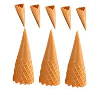 Gatuida 8 pièces Modèles Simulés de Cornets de Glace Miniatures PVC pour Décoration Accessoires Créatifs et Photographie Couleur Brillante et Polyvalent