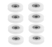 Gatuida 8 pièces Poulies à Gorge U avec Roulements à Billes Roues pour Porte Coulissante Capacité de Charge Renforcée Glissement Fluide Compatibles avec Rails Domestiques