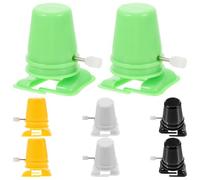 Gatuida 8 pièces Robot à Remonter Mécanique Mécanisme de Mouvement pour Jouets DIY Argile Jaune Blanc Vert Noir Améliorez Vos Compétences de Problèmes et Motricité Fine