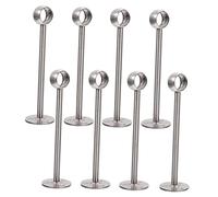 Gatuida 8 pièces Support Tringle Rideau Acier Inoxydable Fixation Plafond Robuste pour Tringles et Penderie Support Affaissement pour Barres