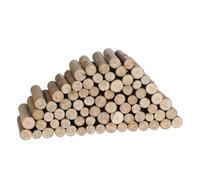 Gatuida 80 Bâtonnets en Bois Naturel 5 Cm X 1-1,5 Cm pour Bricolage et Loisirs Créatifs, Mini Rondins Rustiques 80 Pcs pour Décoration Intérieure, Arts Manuels et Projets DIY