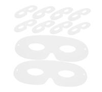 Gatuida 80 Pièces Masques à Peindre Papier Blanc pour Garçon Fille Kit Diy Masques à Décorer pour Fêtes Carnaval Halloween et Créatifs et Respirants