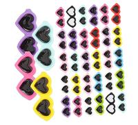 Gatuida 80 Pièces Perles De Lunettes De Soleil Accessoires Artisanat Petit Filles Lunette De Soleil Rose Enfants Pour Faire La Fête Adultes Ancien Décoration Mignon Lilo Bleu Charme Résine