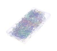 Gatuida 80 pièces Trombones Métal Décoratifs Forme Poney Colorés Clips Papier Petits Légers Résistants pour Bureau Fixation Factures et Mémos Pratique