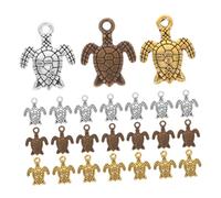 Gatuida 80pièces Breloques Tortues Alliage Pendentifs pour Colliers Breloques Animales pour Création de Bijoux Charms Tortues Marines pour Bracelets et Boucles Oreilles