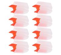 Gatuida 8pcs Aiguilles de Remplacement pour Platine Vinyle en Rubis Rouge, Structure Robuste et Résistante à L'usure, pour Lecteur Phonographe et Tourne-disque