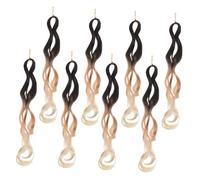Gatuida 8pièces Dreadlocks Souples Crochet Fibres Synthétiques Tresses Africaines Cheveux Bouclés pour Femmes Extensions de Cheveux