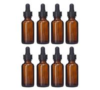 Gatuida 8pièces Flacon Vide Pour Huile Essentielle Compte-gouttes Décoratif Lot De Design Compact Pour Voyages