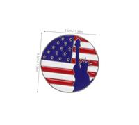 Gatuida 8pièces Lot De Broches Patriotiques Avec Drapeau Américain Et Statue Liberté Pour Jour De Indépendance Et Célébrations Métal Émaillé